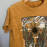Cold Crush  Mustard Yellow Graphic Tshirt Size Small Photo 1