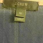 J.Crew ‎ black label Navy Blue and White V-Neck Boxy Top tunic Medium Photo 5