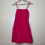 ZARA 21.  Linen Cotton Blend Red Mini Dress Photo 1