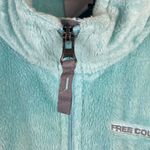 Free Country  Aqua Furry Fleece Full Zip Teddy Jacket Women’s Size XXL Photo 3