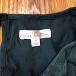 Nine Britton  NWT Women's Dark Green V-Neck Satin Blouse - Size M Photo 2