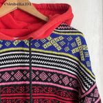 MSGM Sweater Hoodie In Multi Red Size XS Photo 6