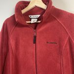 Columbia  Jacket Women's XL Red Pink Full Zip Fleece Pullover Jacket Photo 1