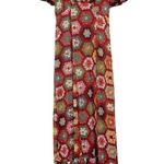 Urban Outfitters Coraline Patchwork Floral Ruffle Maxi Dress Photo 0