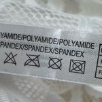 NEW OH LA LA CHERI 1X 2X LINGERIE JEANA WHITE LACE TEDDY SUIT DEEP V Photo 11