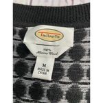 Talbots Sweater Vest Womens M Sleeveless Scoop Neck Merino Wool Polka Dot Photo 1