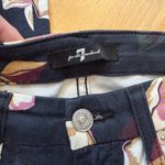 7 For All Mankind  Floral Skinny Pants Photo 2