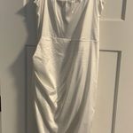 White Bodycon Dress Size L Photo 1