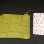 Free People New Kelly Green Alligator Zip around Photo 0