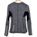 Lululemon  Star Runner Long Sleeve Shirt Heather Gray Black Silver Rulu Size 6 Photo 9