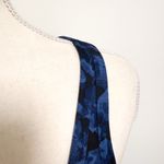 Lululemon Studio Racerback Mystic Jungle Hawk Harbor Blue Black Scoop Neck Tank Photo 2