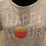 Old Navy  Every Wear HAPPY HOUR Marled Tee T Shirt Small S Photo 1