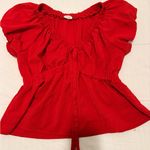 Sienna Sky  Vibrant Red Blouse Photo 0