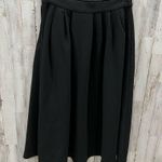 H&M Black A Line Pleated Midi Skirt Full Capsule Classic Staple Photo 3