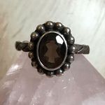 Sterling Silver Smokey Quartz Ring, Size 7 Photo 5