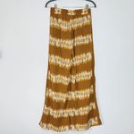 H&M  Pull-on Mustard Gold Boho Wide Leg Pants Size 8 Casual Yellow Pants Photo 3