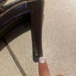 Coach  Claude taupe suede mule heels Photo 3