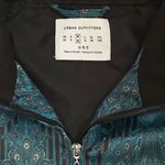 Urban Outfitters NWOT  Young Adult / Teen Blue Paisley Scarf Print Satin like Bomber Jacket M Photo 2