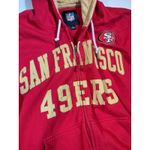 NFL San Francisco 49ers  Full Zip Hoodie Sweatshirt Red Photo 2