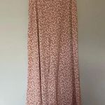 SheIn Pink and White Floral Print Breezy Pants Size Large Photo 0