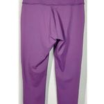 Peloton Purple Spell Out Cycling Workout Cropped Leggings Small Photo 2