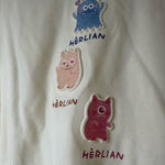 ZARA Cream Butter Yellow Little Monster Tshirt Photo 4