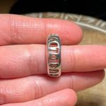 Sterling Silver “I Love You” Cutout Letters 925  Band Ring Photo 6