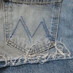 NWT Mother Superior Undercover Knee Fray Short in The Other Side Denim Shorts 27 Blue Photo 11