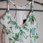 Disney Princess White Floral Print Ruffle Dress Photo 3