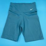 Nike dri-fit shorts teal blue women's size xs for gym, workout, yoga, sportswear Photo 5