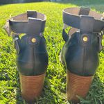 Seychelles Black Cutout Buckle Strap Ankle Boots Photo 8