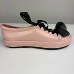 Melissa Be+ Disney pink minnie mouse lace up PVC sneakers size 6 Photo 11