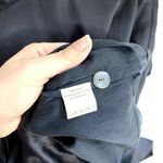 NEW Laude The Label Black Hepburn Satin Wide Leg Pleated Minimalist Pants 2 Photo 4