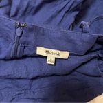 Madewell Blue Goldie Mini Dress in 100% Linen Photo 6