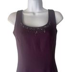 J.R Nites 90s Size 6 Dark Purple Whimsygoth Sequin Beaded Witchy Vamp Maxi Dress Photo 0