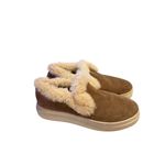 J Slides Women's Brown Suede Slip Photo 1