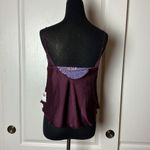 Free People NWT INTIMATELY DARK PURPLE & LAVENDER SEQUIM LAYERED CAMI TOP Photo 4