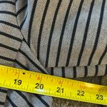 CAbi Grey and Navy Blue Striped Blazer | Size Large Photo 7