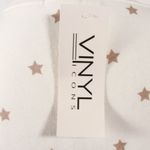 NWT Vinyl Icons Gold Bow & Star Sweatshirt – Women’s L, Cozy Holiday Style White Size L Photo 5