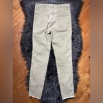 Free People  We the Free High-Waisted Skinny Jeans Olive Green Size 29 Photo 2