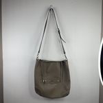 Rebecca Minkoff Crossbody Reagan Leather Hobo Shoulder Bag Smokey Taupe Purse Photo 1