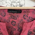 Cut loose floral 3/4 sleeve tunic dress Pink Size L Photo 5