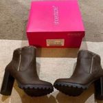 Shoedazzle Brown Ankle Booties Photo 1