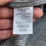 Loft linen cotton pinstriped barn chore jacket shaket overshirt Sz XLarge Photo 10