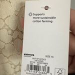 SO NWT  Lace Overlay Top in Sand Sz 1X Photo 5