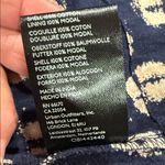 Free People Womens Molly Floral Top XS Navy and Cream Photo 11