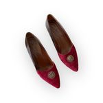Ferragamo Vintage 60βs: Rosina Schiavone β Crystal Medallion Low Heels Pumps β 6 Photo 13