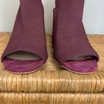 Steve Madden Fair Burgundy Sock Bootie Heels Size 6.5 Photo 3