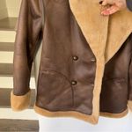 Free People NWT x We The Free Mari Reversible Jacket Coat In Tan Cream Combo Photo 5