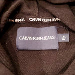 Calvin Klein  Jeans Black Cropped Hoodie Photo 3